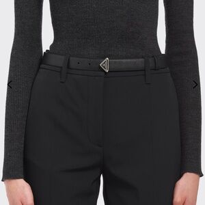 Prada Saffiano leather belt